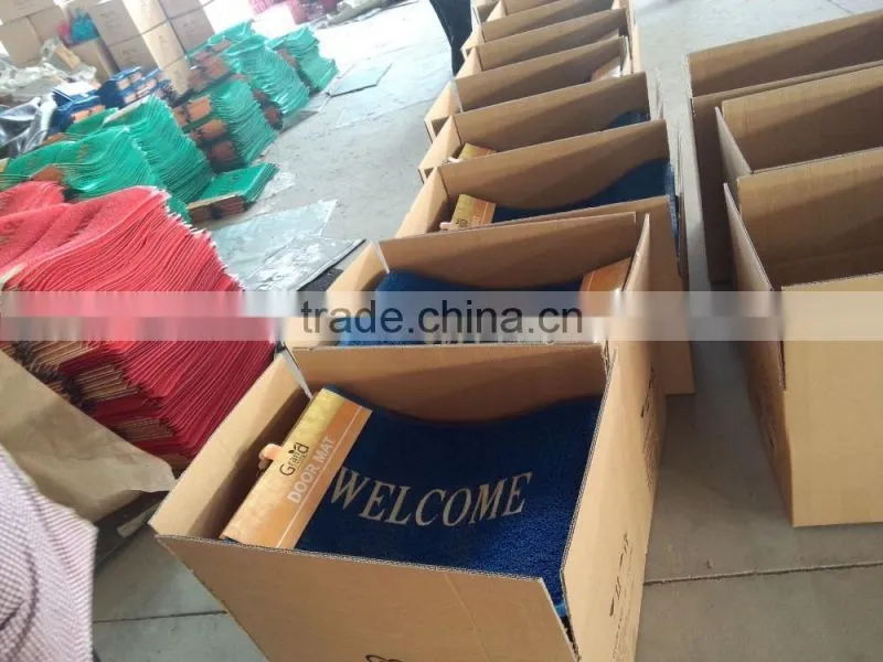 Good quality Waterproof custom logo pvc coil plastic floor carpet price