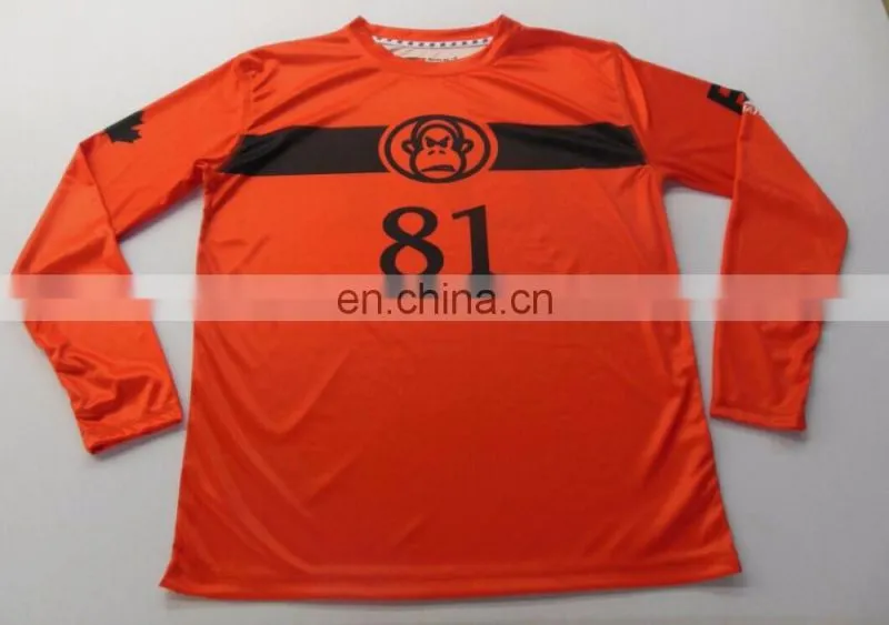 Wholesale cheap long sleeves printed sublimation t shirts t-shirt printing