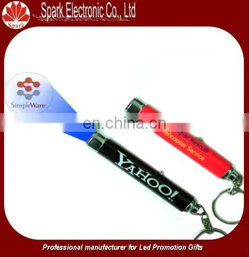 4*AG3 battery led keyring torch