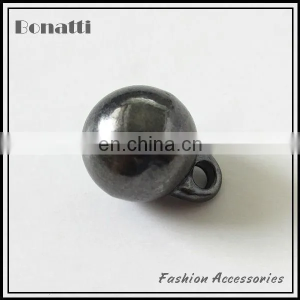 black metal sewing buttons