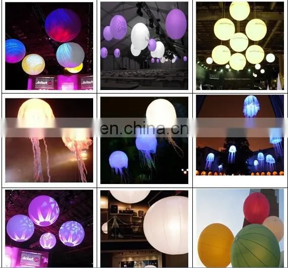 multi-colors LED lighting inflatable sun for decoration