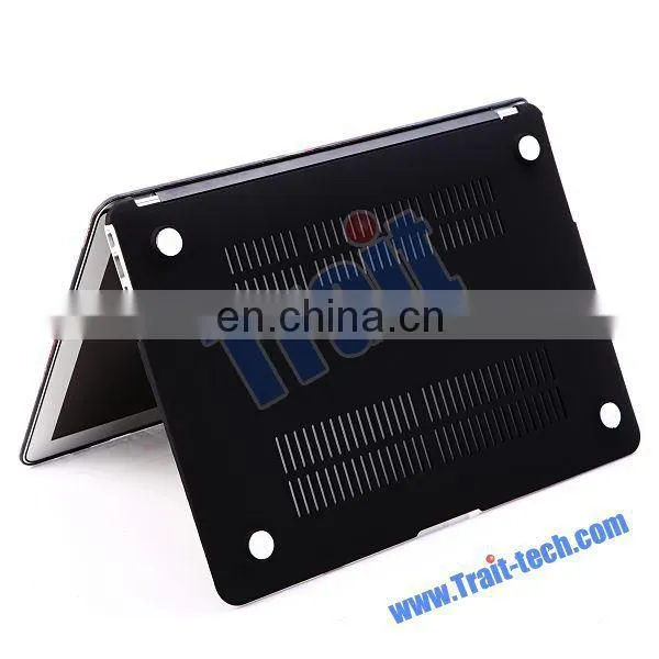 Popular Folio Plastic Protective Hard Shell Case For Apple Macbook Pro Retina 13 inch