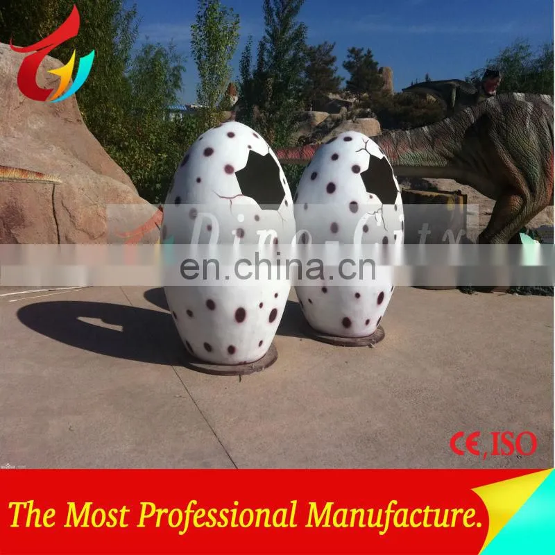 Nice Painted High Quality fiberglass dinosaur egg