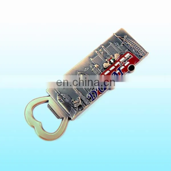 custom metal bottle opener for roma souvenir