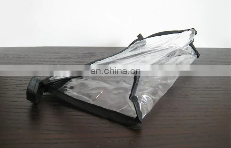 Women's Zipper Closure Small Pouch PVC Waterproof Cosmetic Case Bag