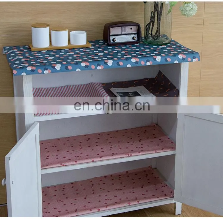Cherry pattern colorful oil-proof mat pad drawer liner moisture-proof changing pad