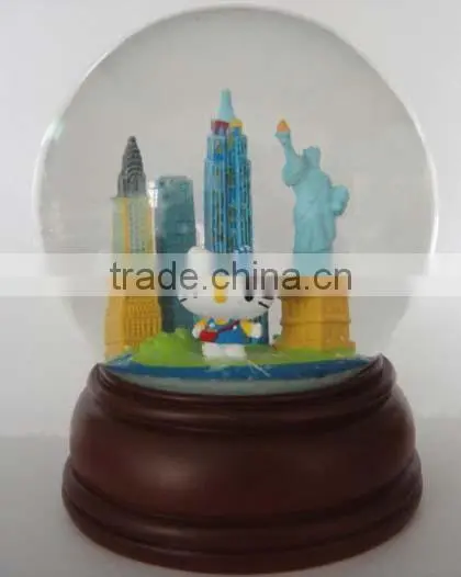 New Arrival Resin Wedding Favors Christmas Snow Globe Wholesale