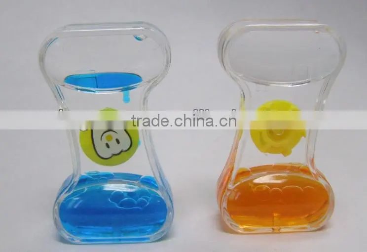 Floating Hourglass, Liquid Sand Timer