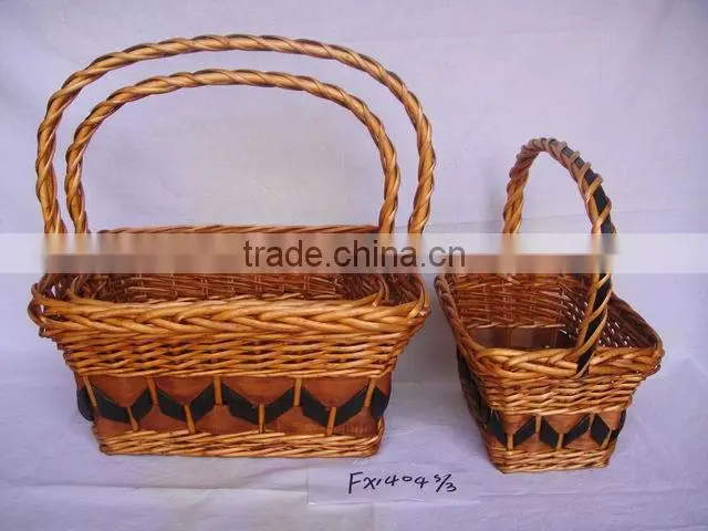2016 food fruit flowers clothes store willow basket