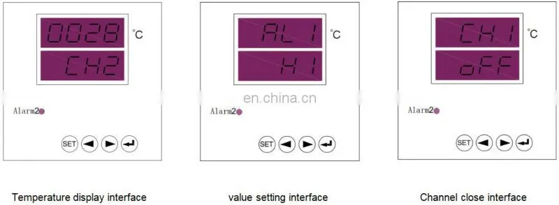 ARTM-8 Multi 8 channel Temperature meter with RS485 Modbus Alarm output