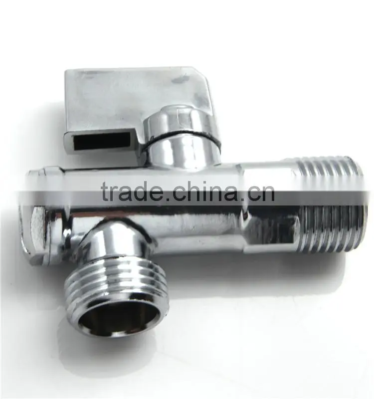 Brass water shutoff drain flush valve with G1/2" male thread