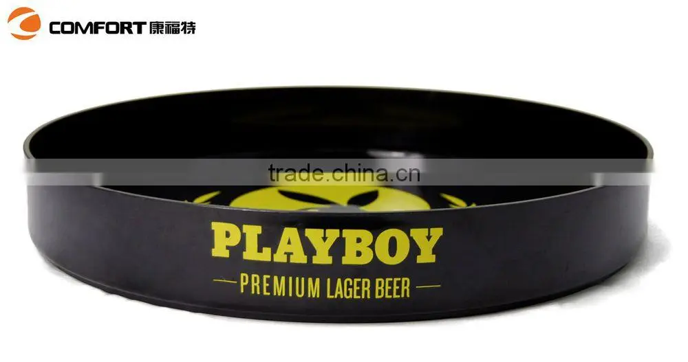 2015 bar home use melamine serving round durable tray