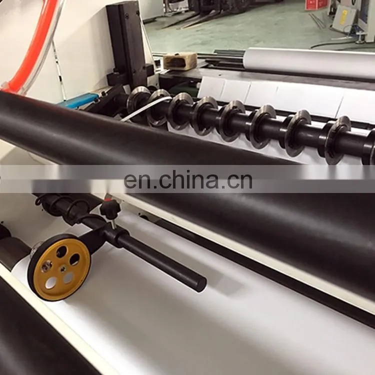 automatic cash register paper roll rewinding slitter machine