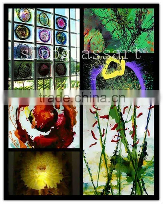Decorative Hainging Glass Wall Flowers