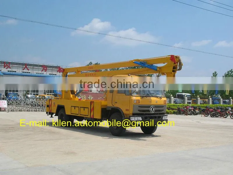 Dongfeng 4*2 20m elevating platform truck/high lifting platform truck