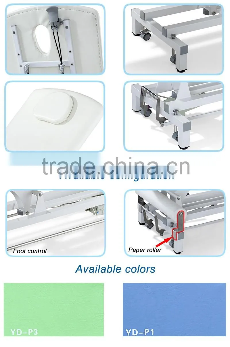 new style spa facial bed with hand control