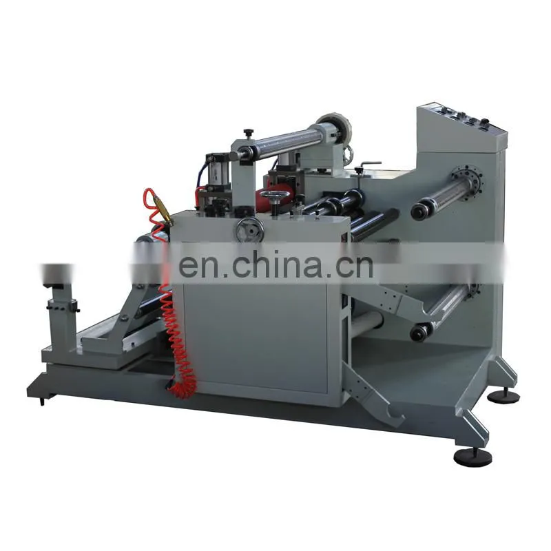 PP PVC PET PE Plastic Film Label Paper Foam Fabric roll Slitting Rewinding Machine
