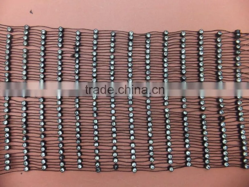 Shining Rhinestone Plastic Mesh for Decorations