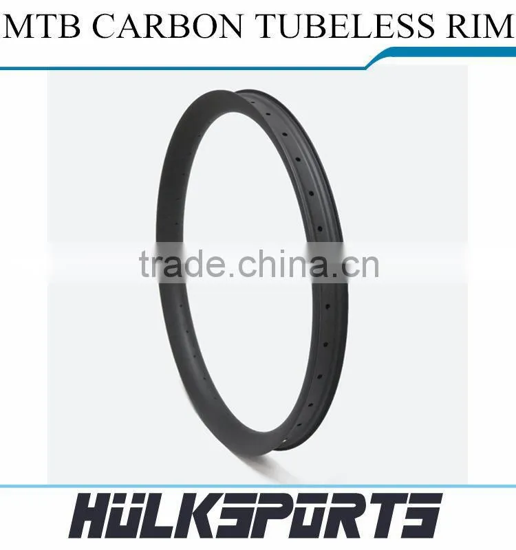 Bicycle Carbon Rims 26ER Mountain Bicycle Rim Hookless 30mm Width Tubuless Carbon Rims For Sale