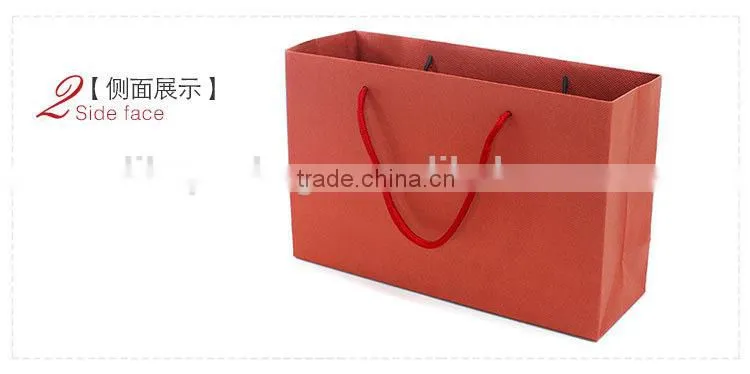 burgundy elegant color special paper gift bag/shopping bag