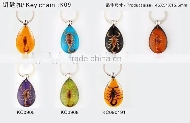 2016 new style keychain with sealife