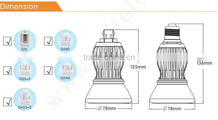 NEW arrival LED Bulb 300 degree 9W led replacement bulbs 100W with UL cUL E343952