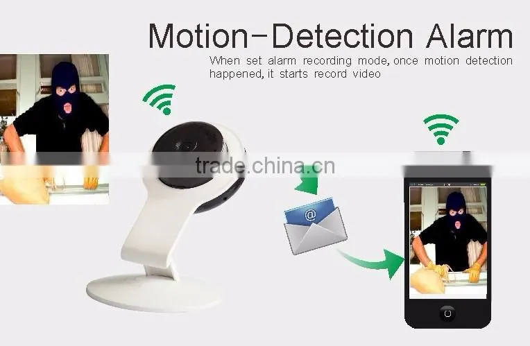 Wifi Network P2P Home Security Onvif Wifi Mini IP CCTV Camera Motion Deteaction & Alarm