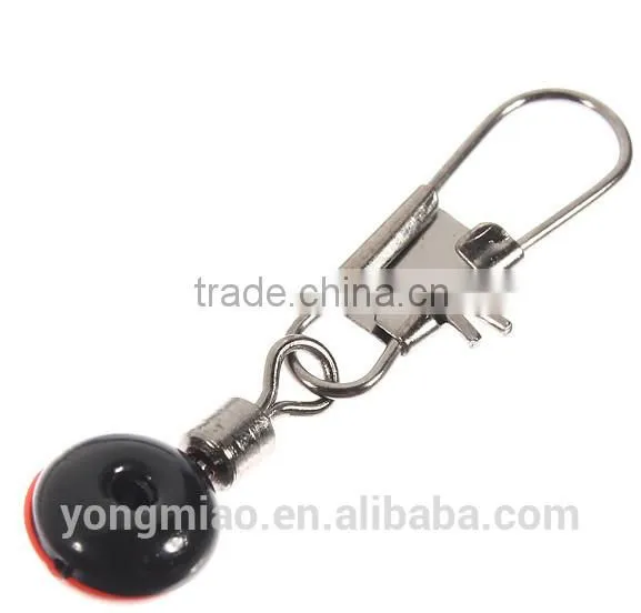High quatity wholesale fishing tackle big style plastic swivel clip and interlock snap fishing accessories
