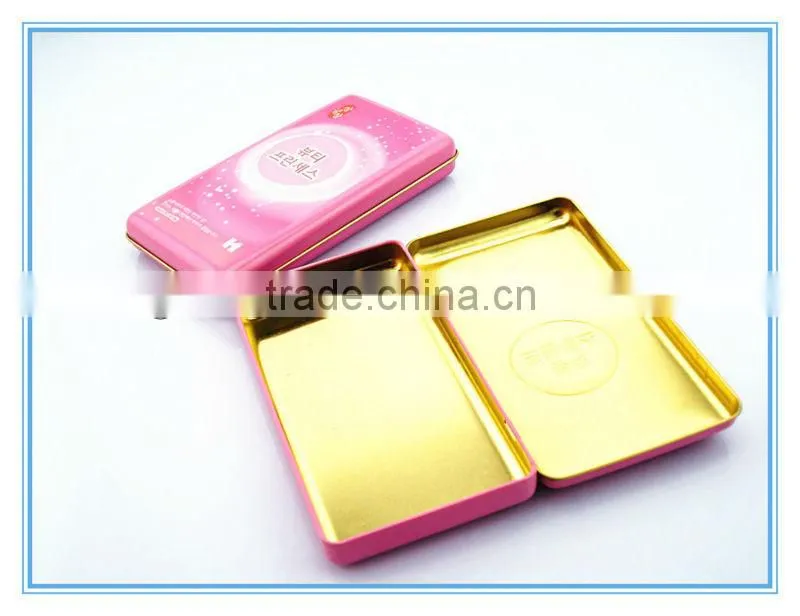 Children metal pencil tin box