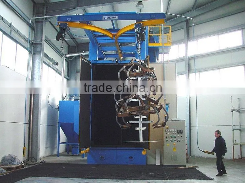 Casting machineries Hook Type Shot Blasting Machine sand blasting