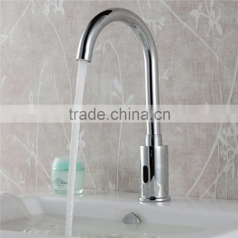 Goose Neck Motion Sensor Faucet Auto Stop Faucet