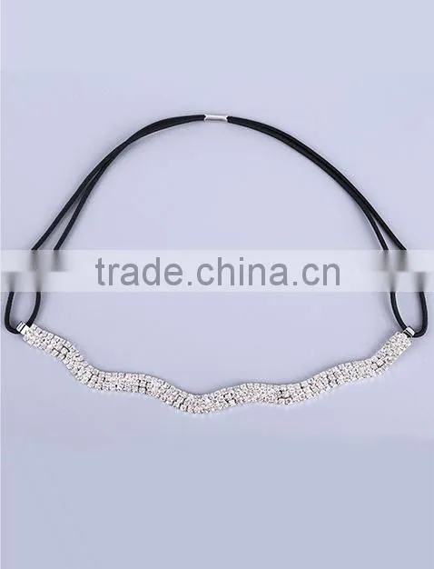 Lasted Designs Fancy Clean crown Crystal Headbands For Wedding Bridal Hair Accessories