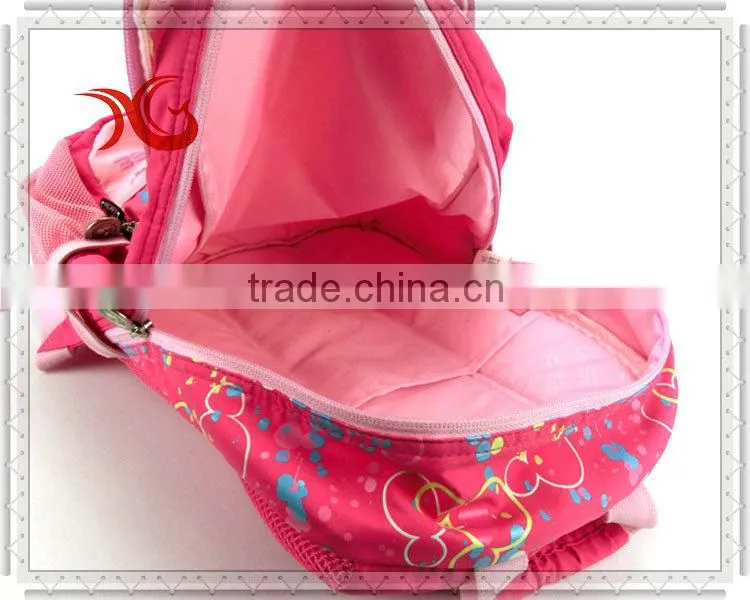 Eco-Friendly nylon girl's school bag, lovely school backpack for kids