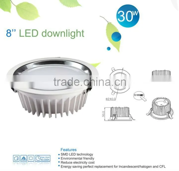 2600lm led downlight