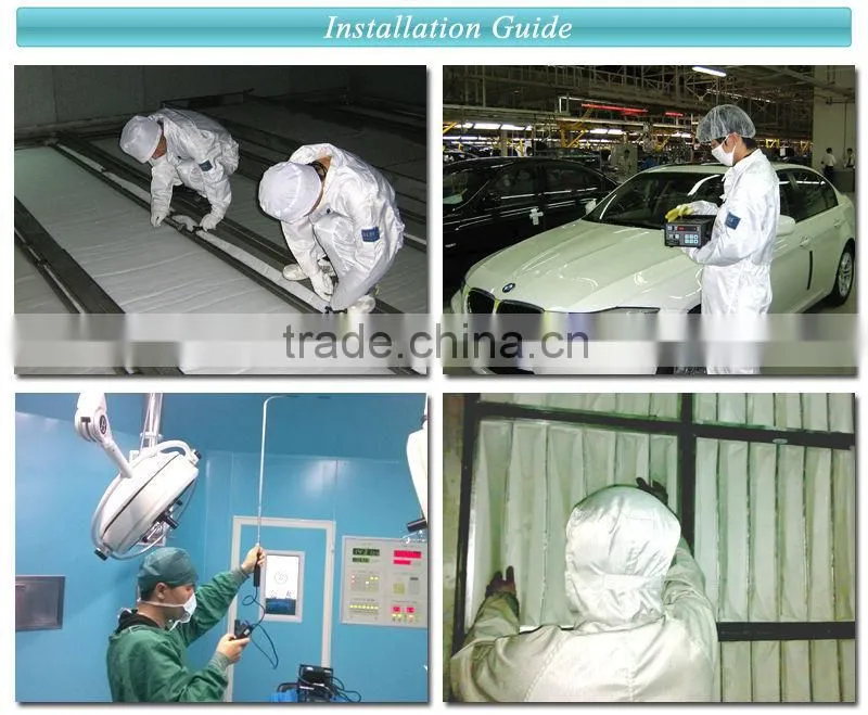 Galvanized frame air filter system hepa filter