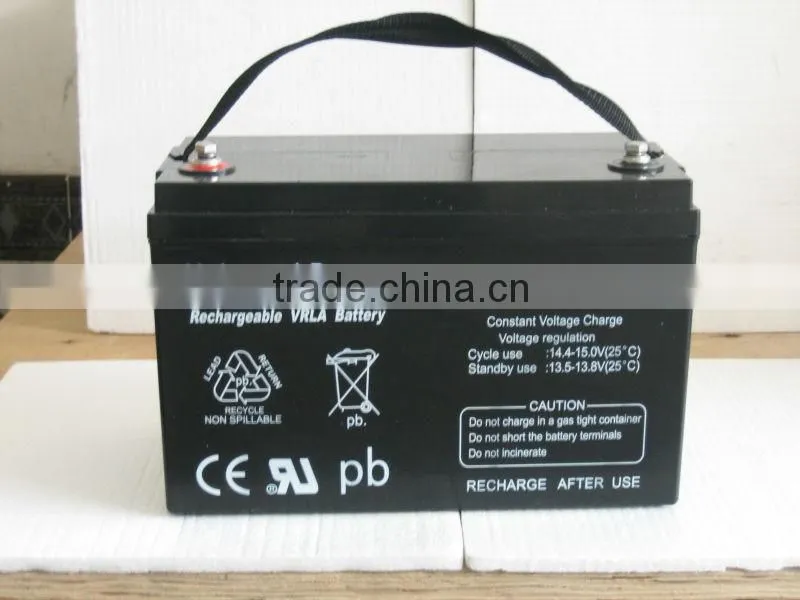 12v 100ah solar battery for solar system/ 12volt batteries battery for alarm system