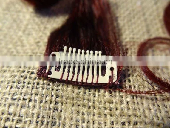 Best Quality Red Color Remy Clip In Hair Extension