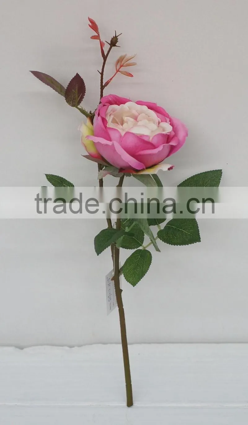 New design China artificial rose flowers wholesale silk flowers artificial with best price