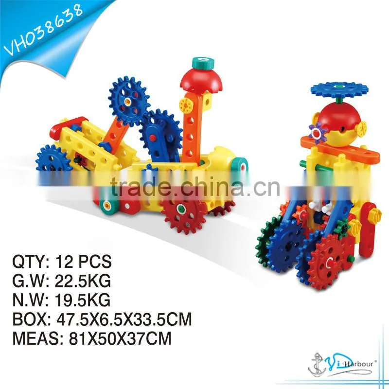 Creative Plastic Building Blocks Toys for Preschool Kids