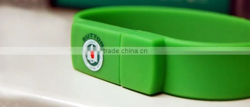 wrist bracelet flash drive silicone usb 8gb