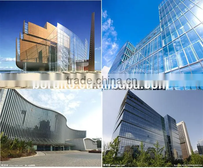 Office frosted glass for building