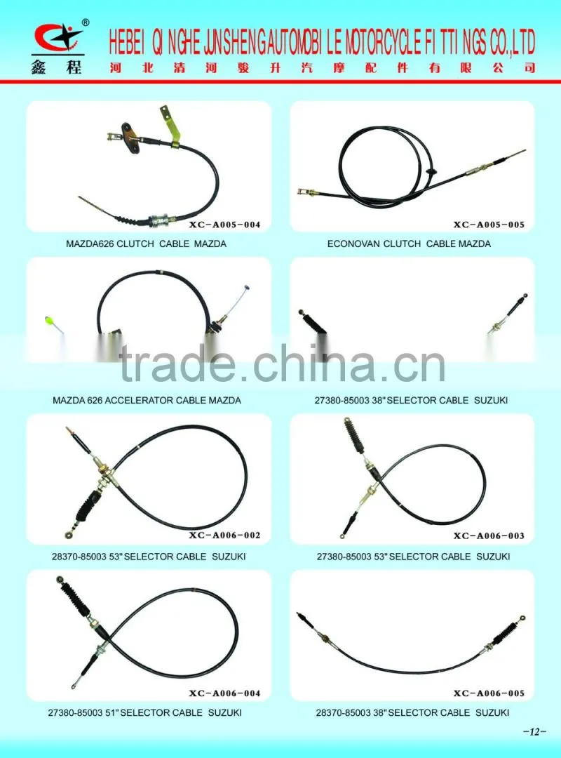 Auto Gear Cable ,auto switch cable,auto parts