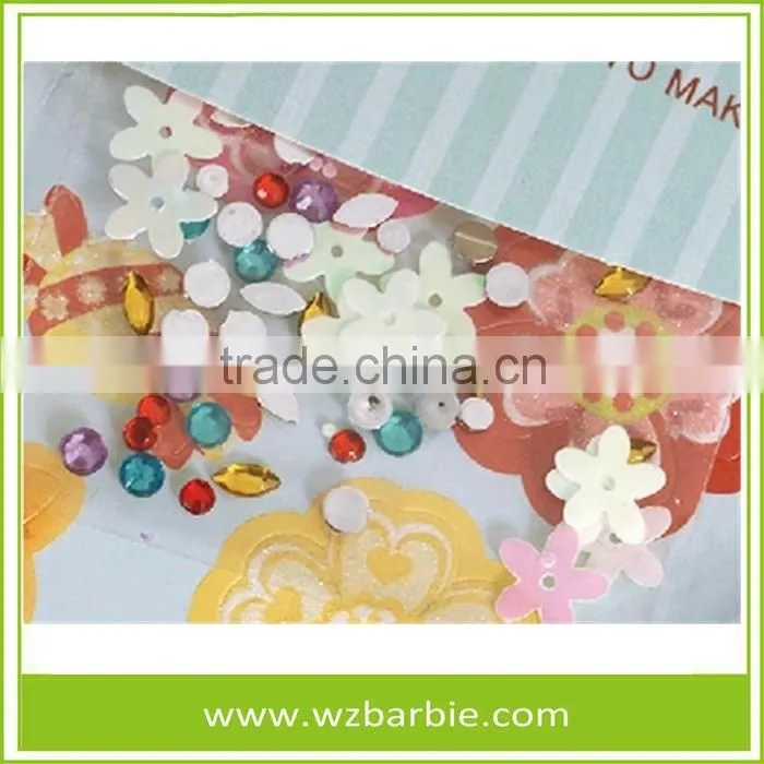Handmade DIY Birthday Card ACCESSORY Craft Set For Kids