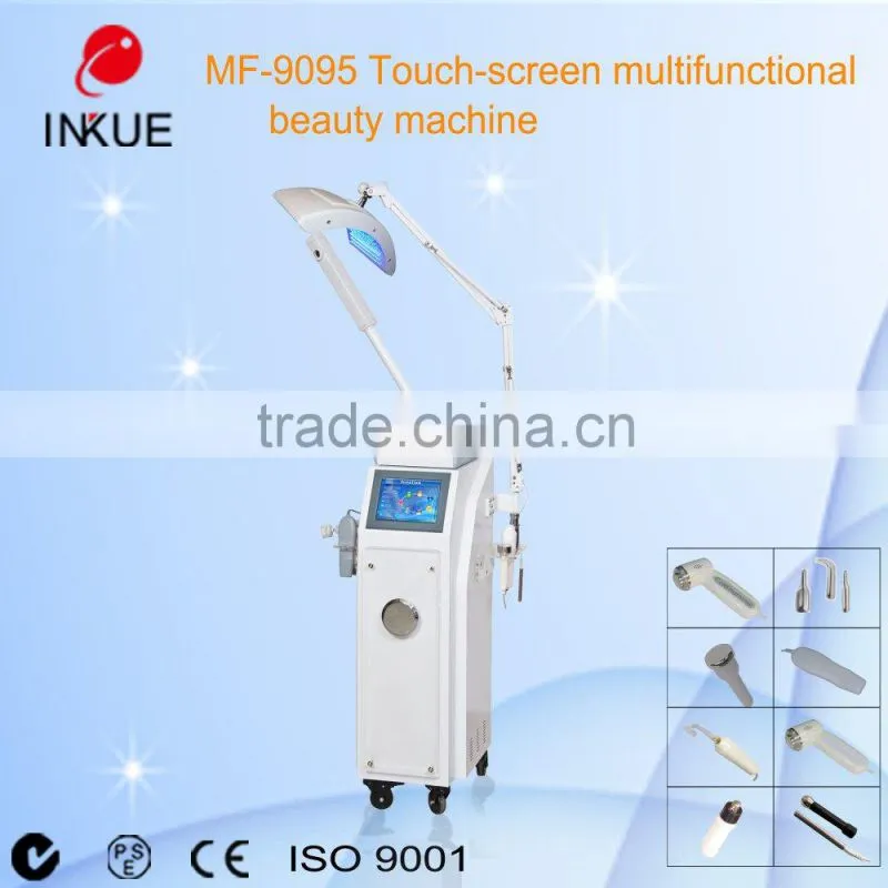MF-9095 nursing skin high frequency/ ultrasonic skin scrubber and anti-wrinkle face massager beauty equipment 2016 facial