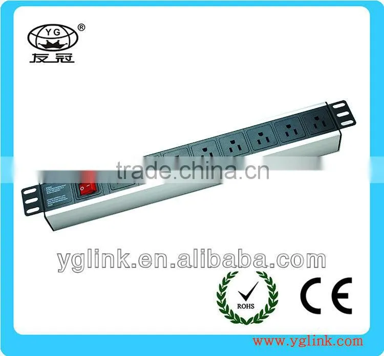 1.5U19'' US type Power distribution unit