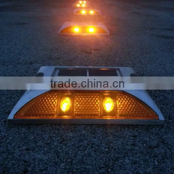 solar LED flashing aluminium road studs