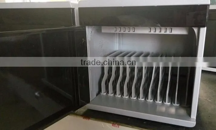 tablet charging cabinet /charging cart for 10 device ipad