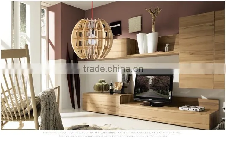 LED pendant light JK-8005B-35 LED light wood hanging pendant lighting