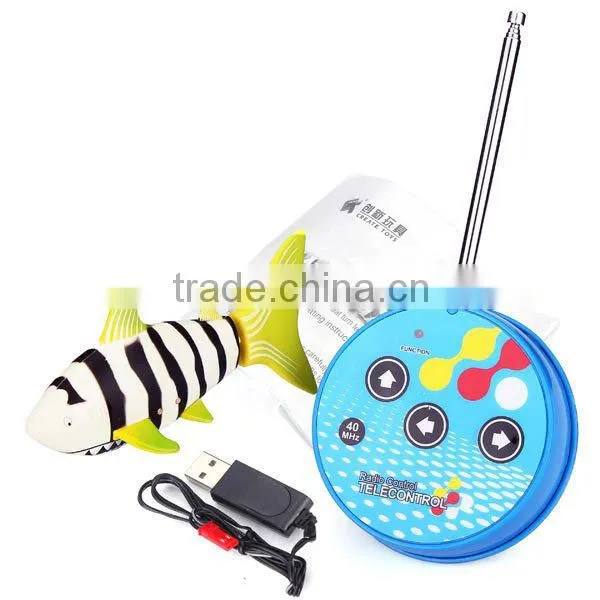Coke Can rc shark underwater moving radio control fish toy