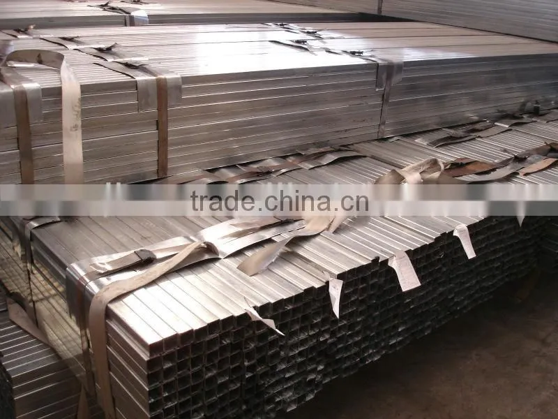 Square Galvanized Hollow Section / Furniture / Poles/ Frame-- Z: 60GSM